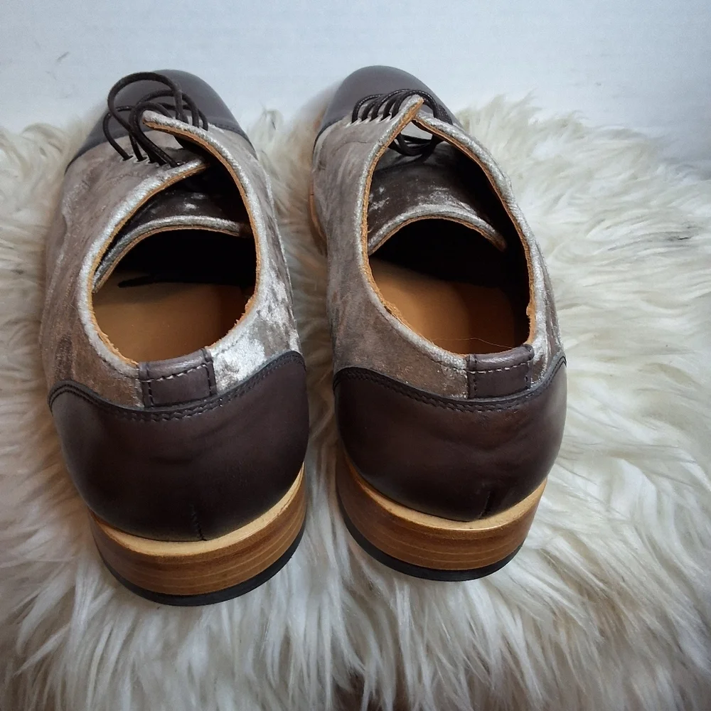 Taft Unisex Handmade Leather The Jack Tie Up Oxford M6 W8 EU39  NWOB